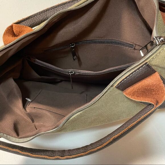 Threaded pear crossbody canvas bag - Picture 15 of 16